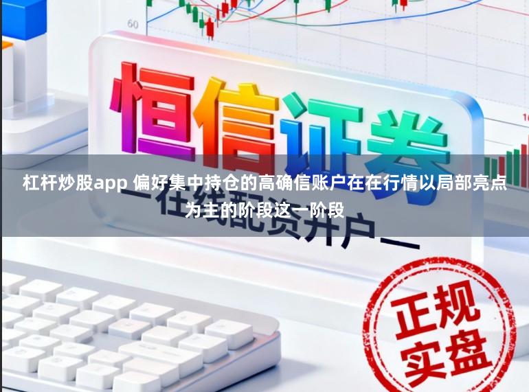 杠杆炒股app 偏好集中持仓的高确信账户在在行情以局部亮点为主的阶段这一阶段