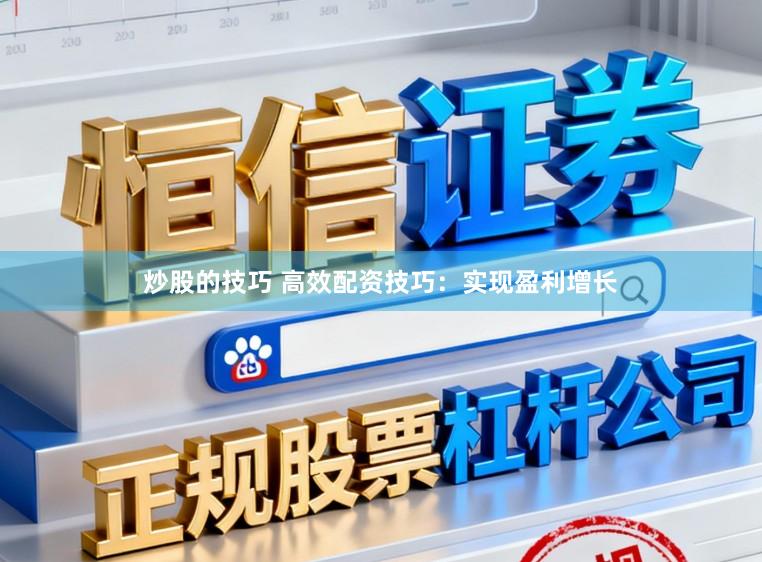 炒股的技巧 高效配资技巧：实现盈利增长
